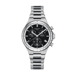 Certina DS-7 Chronograph Sort – Unisex ur i stål 41mm